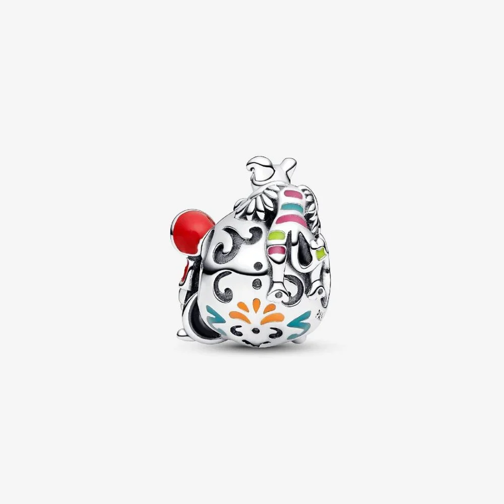 Pandora Disney Pixar Coco Miguel & Dante Skull Glow-in-the-dark Charm